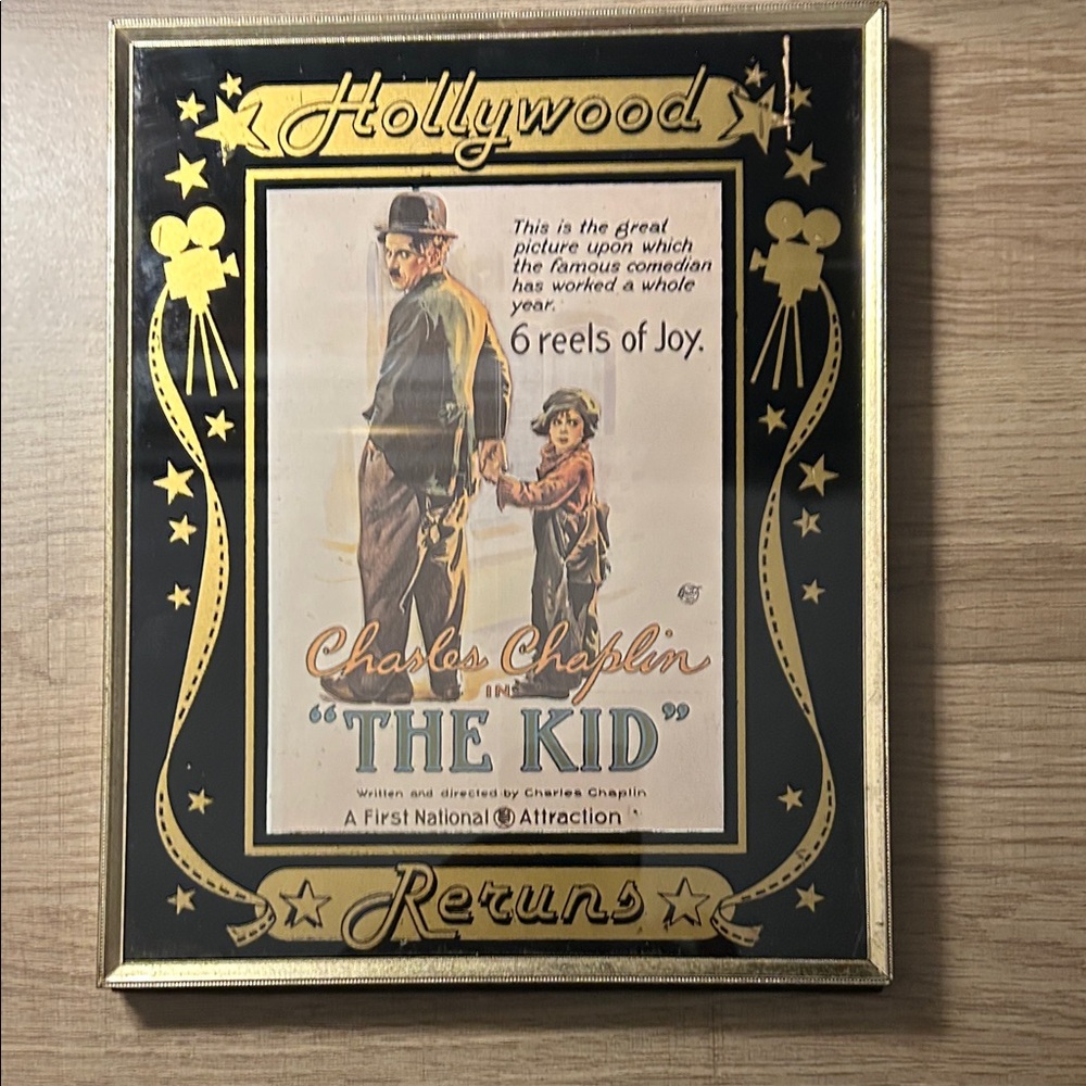 Hollywood Reruns Framed Poster